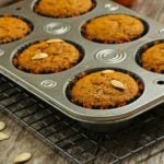 Pumpkin Trail Mix Muffins - Overwhelmed with requests to make a pumpkin recipe! So here you go….’tis the season for everything pumpkin. #recipe