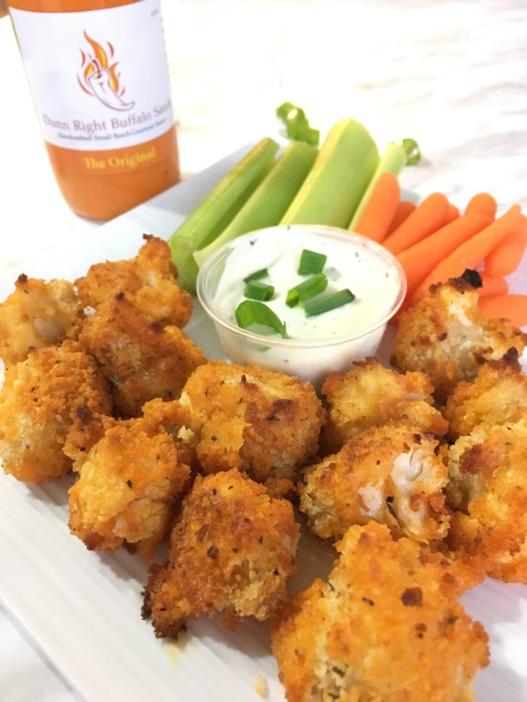 Vegan Buffalo Cauliflower Bites