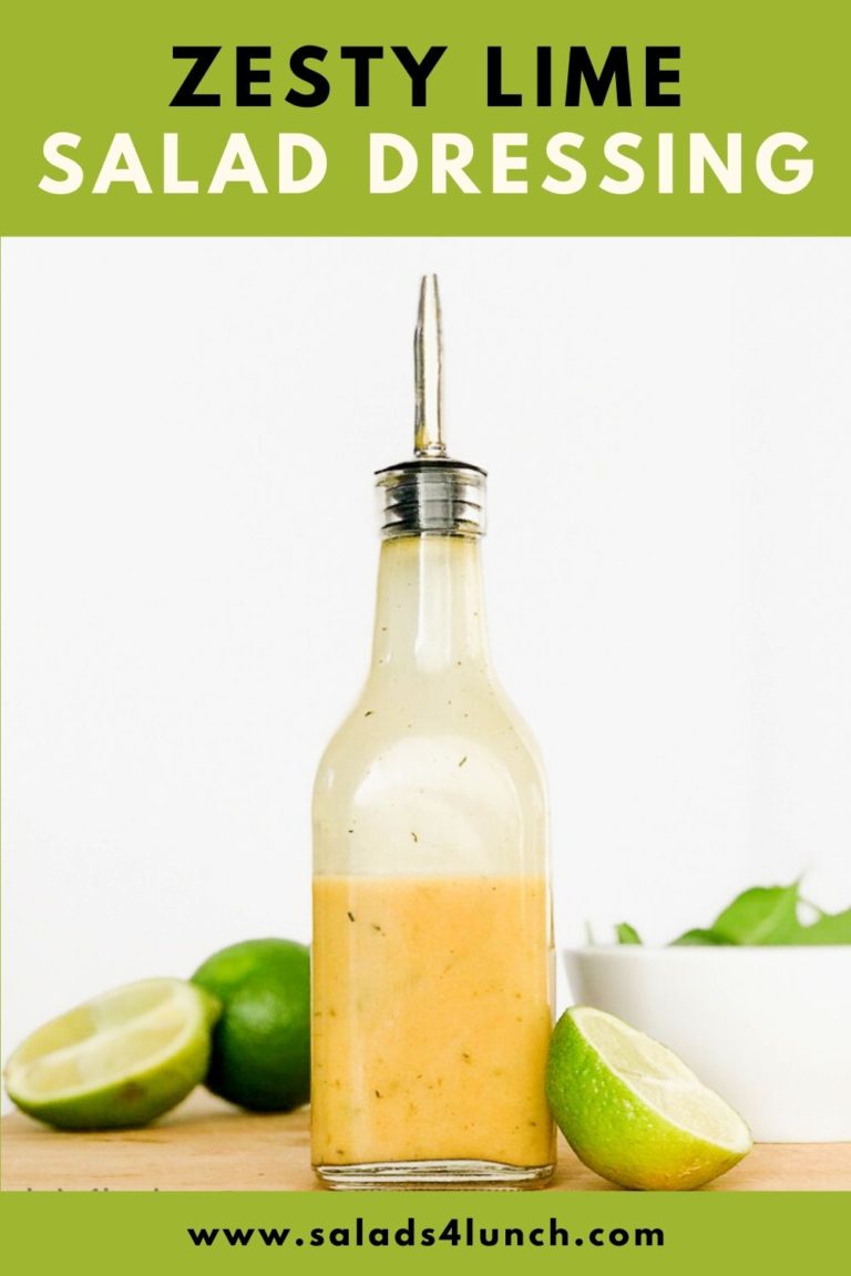 Simple Zesty Lime Salad Dressing Salads for Lunch