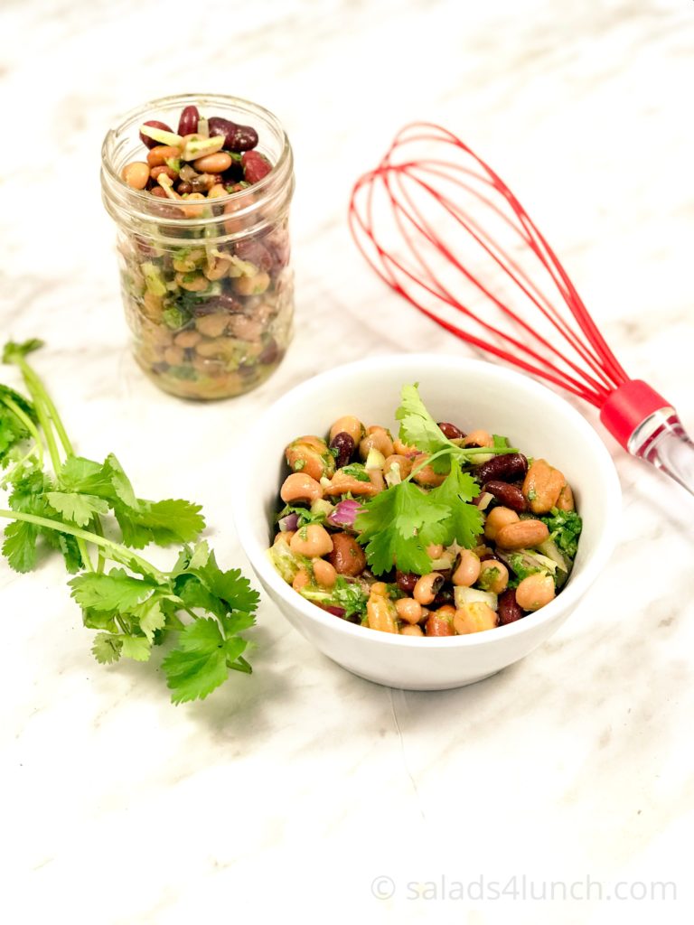Heart Healthy Mixed Bean Salad » Salads for Lunch
