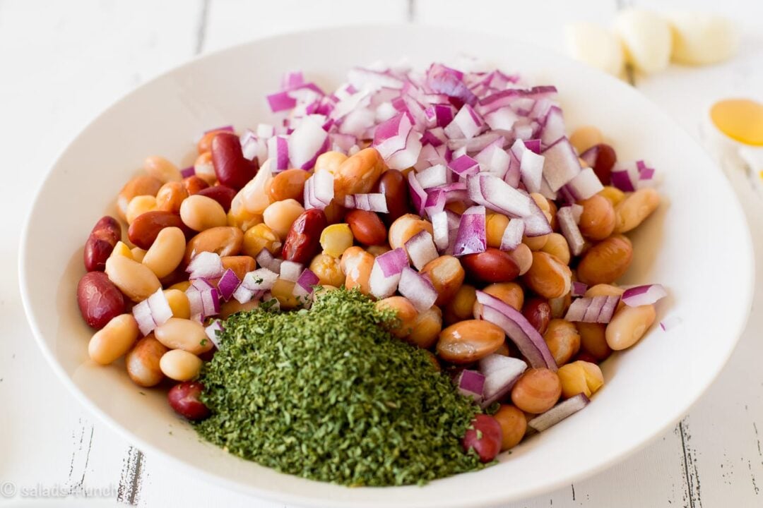 Heart Healthy Mixed Bean Salad Salads for Lunch