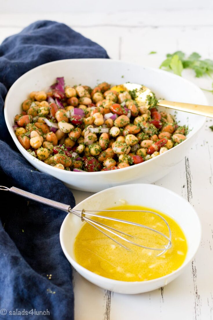 Heart Healthy 5 Bean Salad Recipe by Salads for Lunch