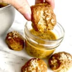 Pretzel Bites with Spicy Mustard Dip