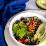 Black Bean Spicy Lime Quinoa Salad