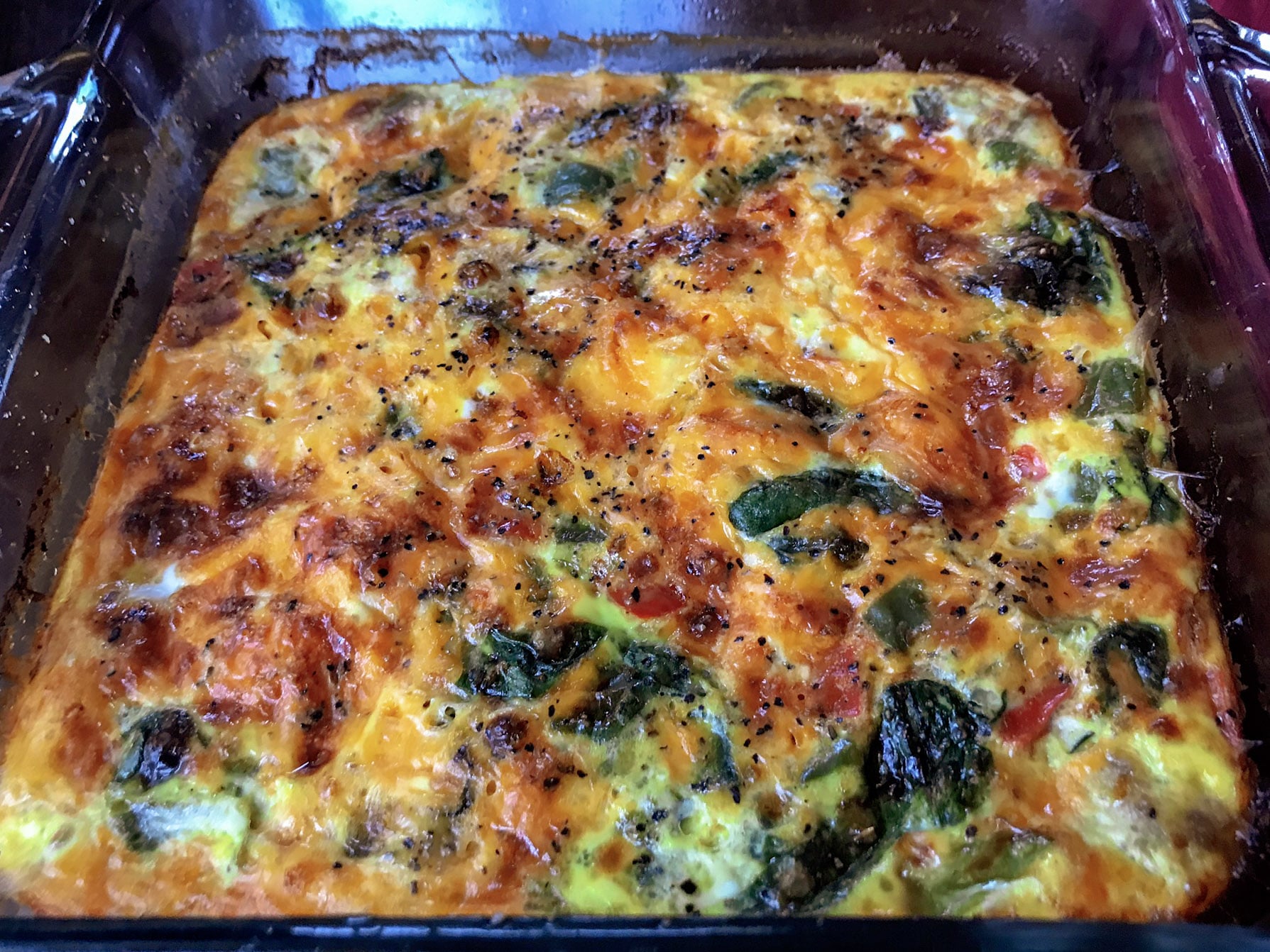 Meal Prep Keto Egg Bake Breakfast Casserole Salads for Lunch