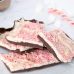 This microwave three ingredient white chocolate Peppermint Bark is so easy to make it’s barely a recipe. It’s a MUST for Christmas!