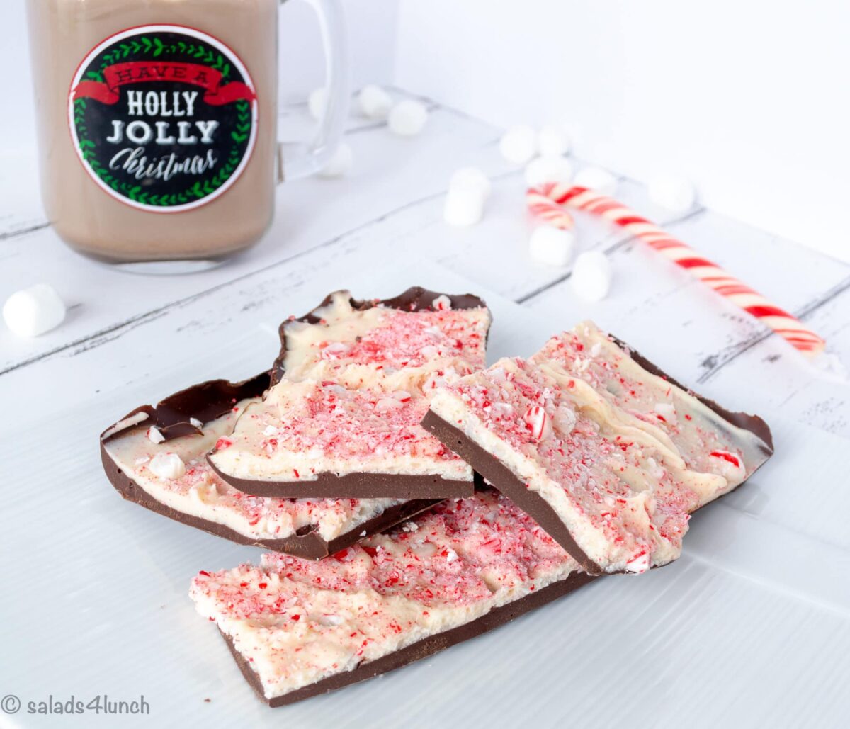 How to Make Peppermint Bark in the Microwave » Salads for Lunch
