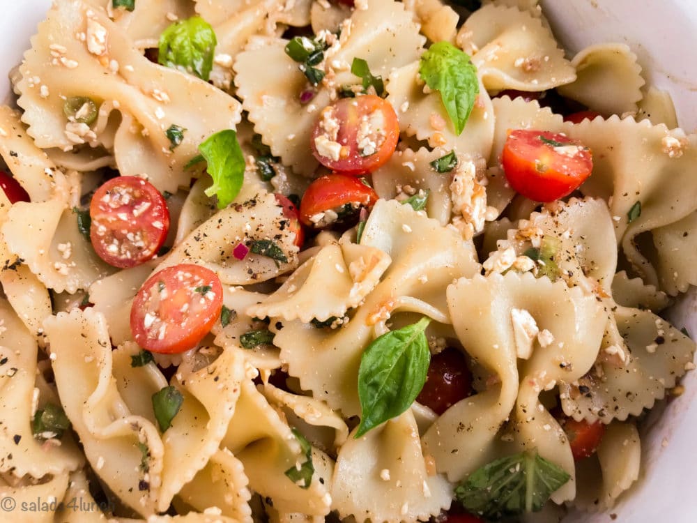 Best Feta Bruschetta Pasta Salad Salads For Lunch