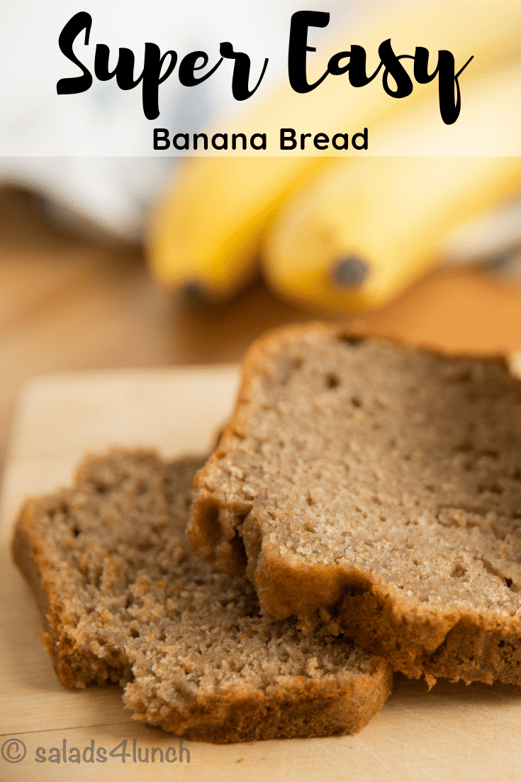 Sliced Banana Bread on a plate