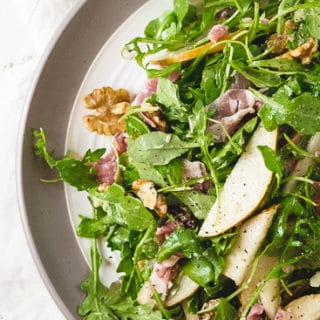 Image for Arugula Salad with Pears and Prosciutto
