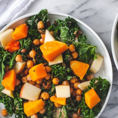 Image for Warm Kale Salad with Roasted Butternut Squash