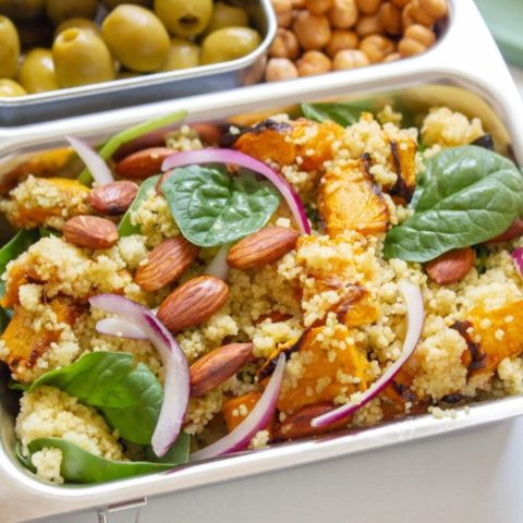 Image for Roasted Pumpkin and Almond Cous Cous Salad