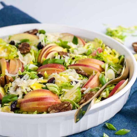Image for Brussels Sprouts Salad with Apples, Cranberries and Pecans