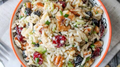 Trail Mix Salad Vegan Gluten Free 6 - These fall salad recipes couldn't be easier. When you want a healthy dinner that SCREAMS fall, break out the candied pecans and make one of these hearty salads —they're way better than anything store bought. Here are 31 of my favorite sweater weather healthy fall salad recipes for you to enjoy!