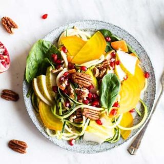 Image for Fall Whole30 Zoodle Salad - Gluten Free, Vegan