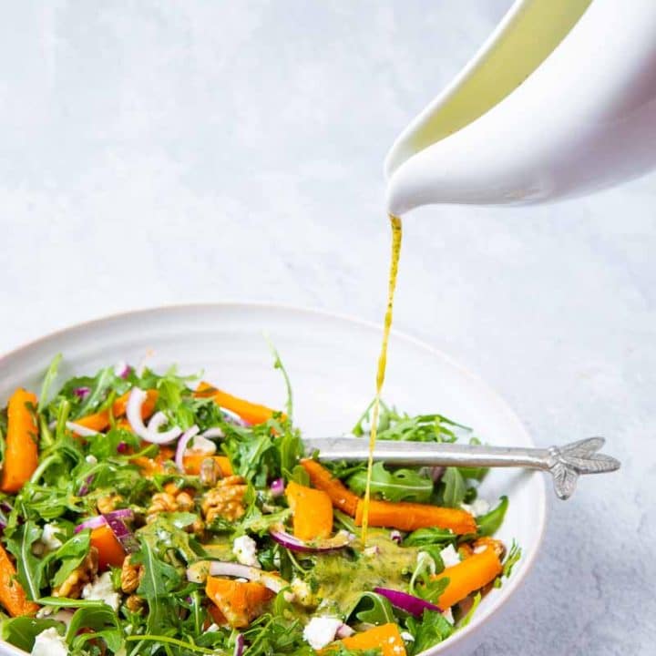 Image for Pumpkin and Feta Salad - a nutritious salad with roasted pumpkin and feta