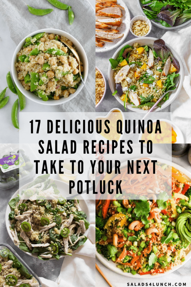 18 Delicious Quinoa Salad Recipes to take to your Next Potluck Salads