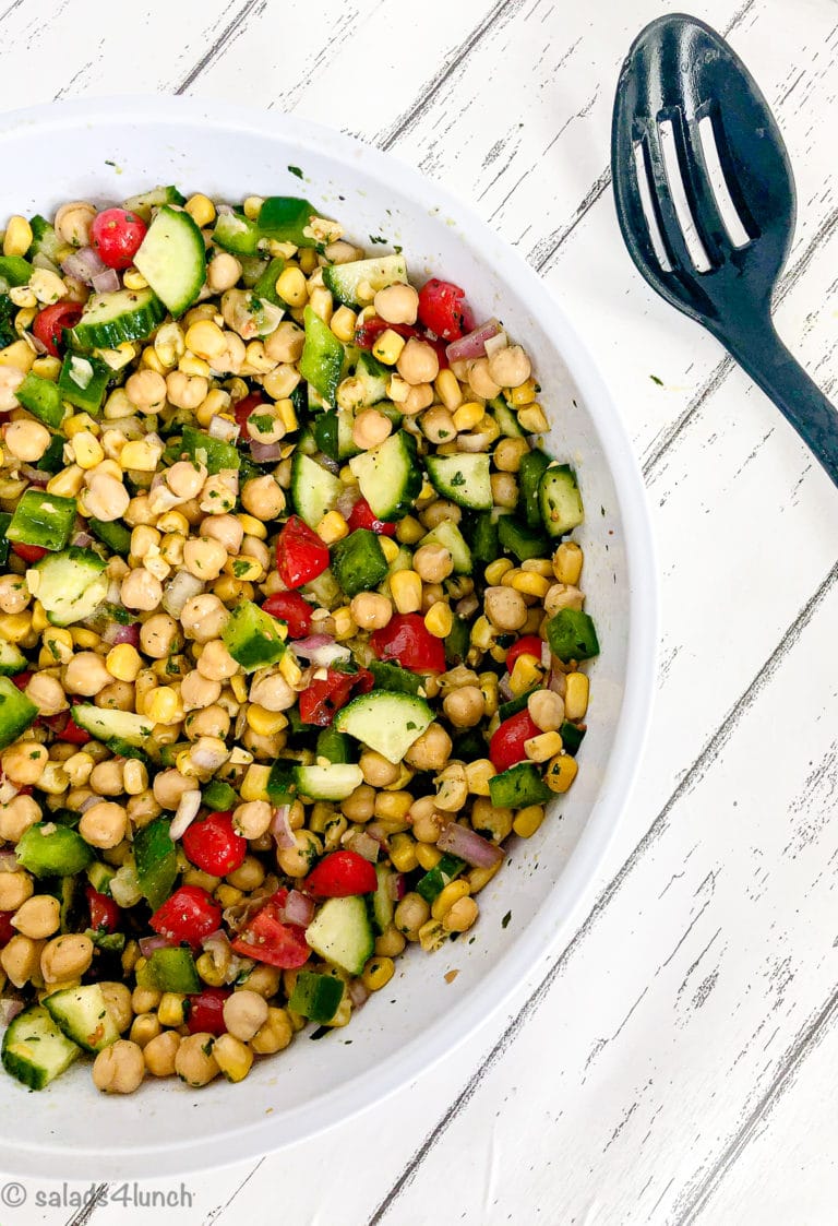Cilantro Lime Chickpea Salad Salads for Lunch