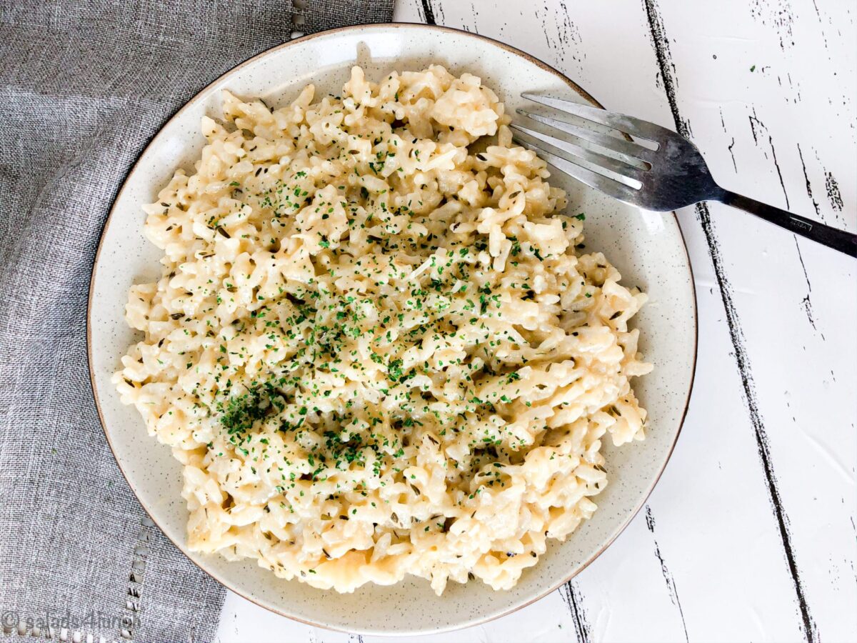 Best Ever Instant Pot Creamy Garlic Parmesan Risotto Recipe
