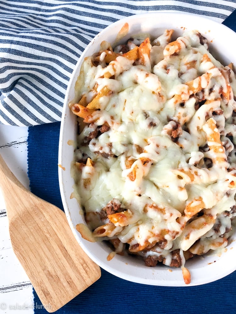 Easy Penne Pasta Bake, a Delicious Pasta Casserole with Beef - Salads