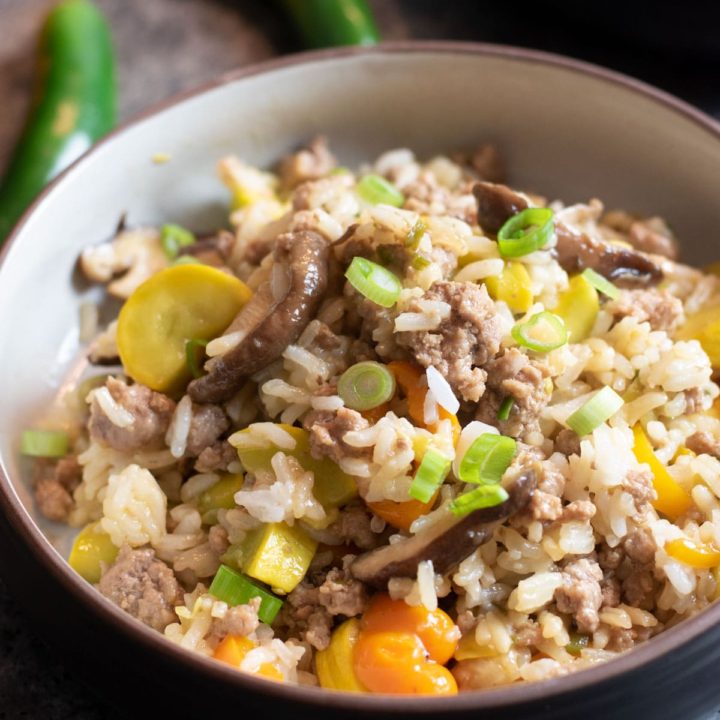 Image for Quick & Easy Ground Pork Fried Rice