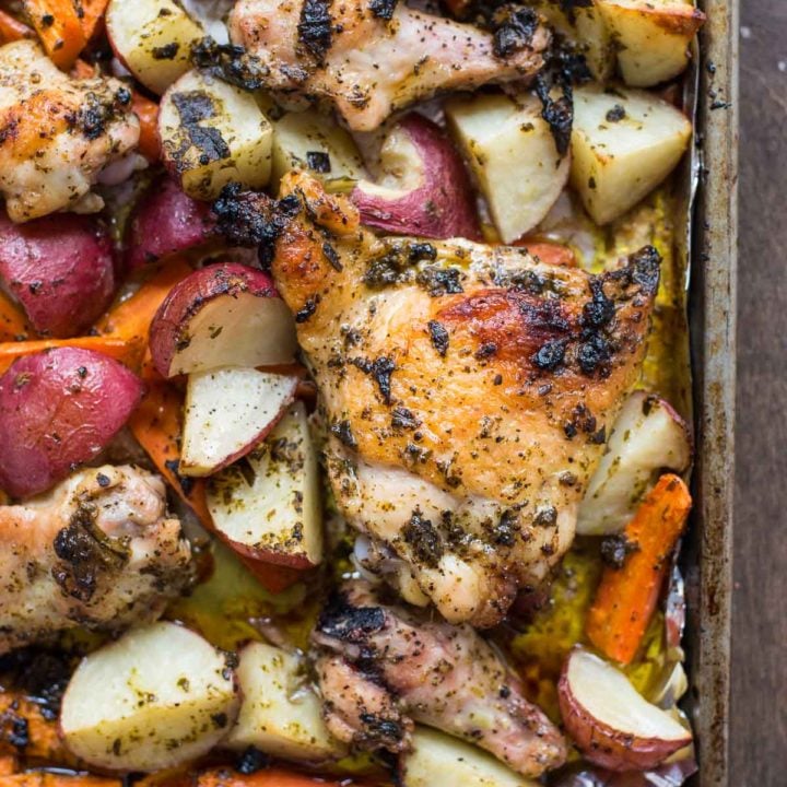 Image for Sheet Pan Pesto Chicken and Vegetables
