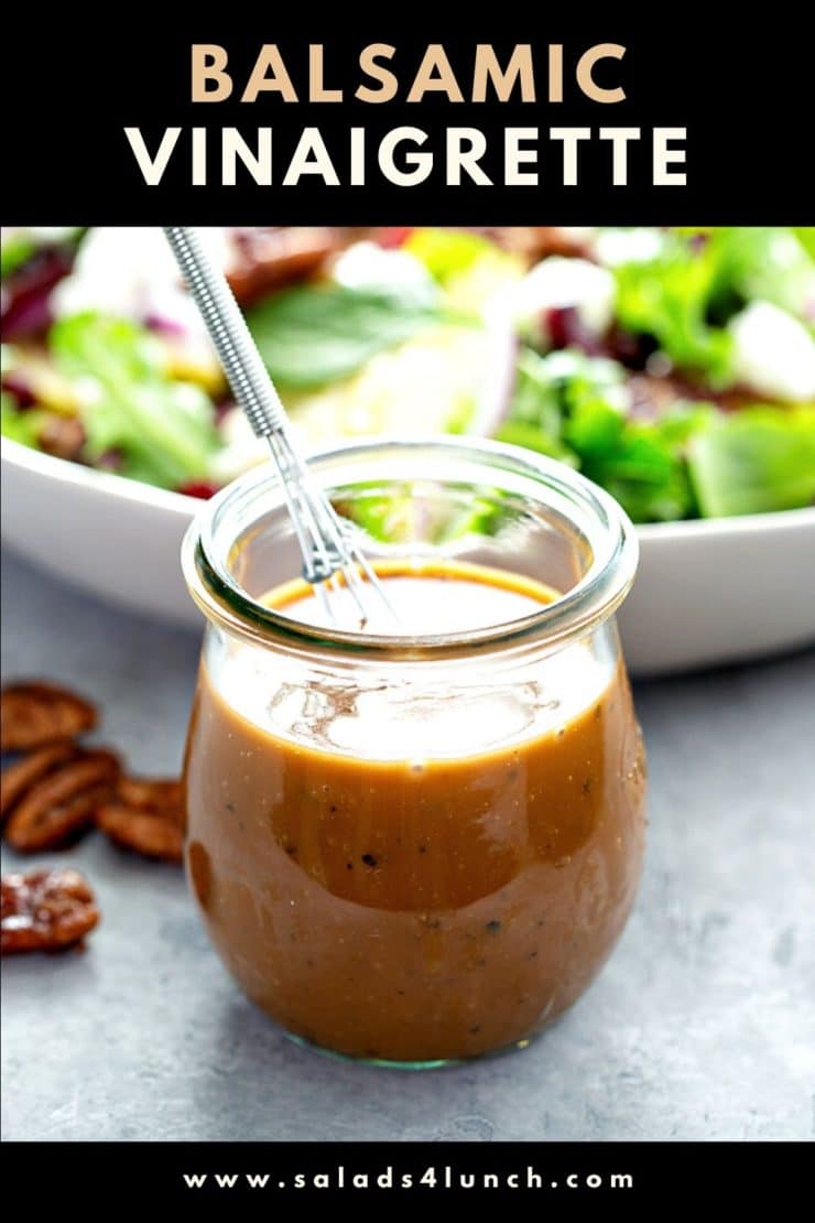 How to make the Best Ever Balsamic Vinaigrette Dressing