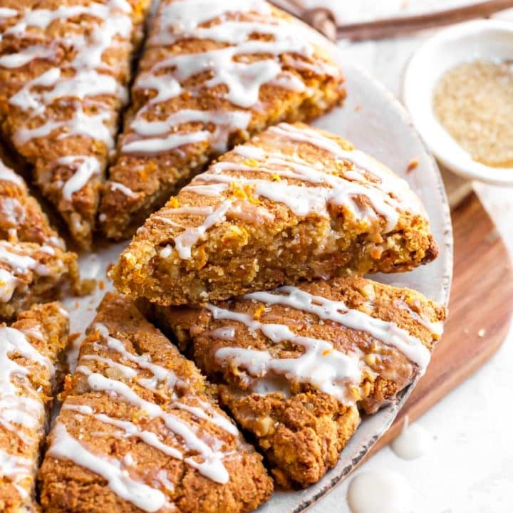 CarrotCakeSconesUPDATE3 - Looking for healthy baking recipes with all the taste, but fewer calories? Then get ready for all of the best healthy baking recipes on the internet! I have lots of healthy baking recipe ideas just for you!