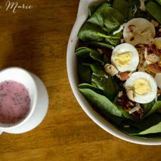 Image for Red Onion Poppyseed Vinaigrette Dressing