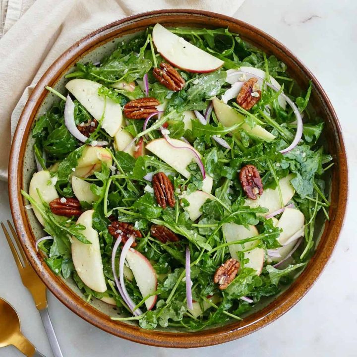 Image for Arugula Apple Salad with Pecans