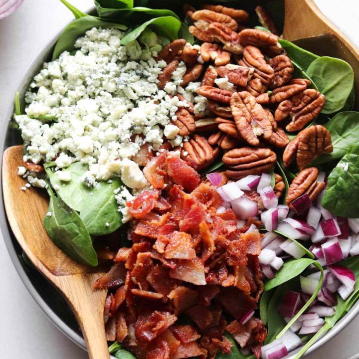 Image for Bacon, Blue Cheese & Pecan Spinach Salad (GF)