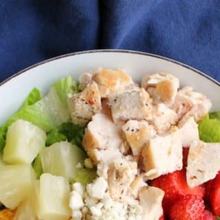 Image for Fruit and Chicken Salad With Homemade Poppy Seed Dressing
