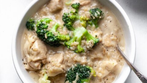 Easy Instant Pot Chicken Broccoli and Rice Casserole 7 - Instant Pot Chicken and Broccoli Cheesy Rice Casserole – it’s cheesy, it’s comforting and it’s made in an instant pot. It’s the perfect comfort food dinner!
