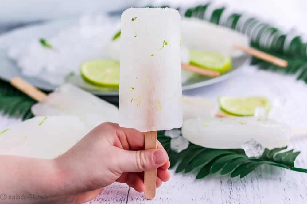 Fresh and Healthy Limeade Popsicles Salads for Lunch