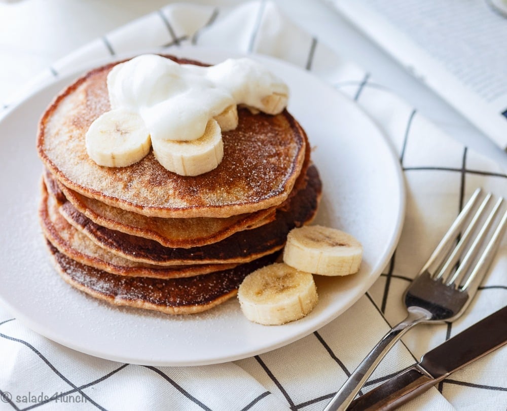 fluffy-no-sugar-whole-wheat-pancakes-salads-for-lunch