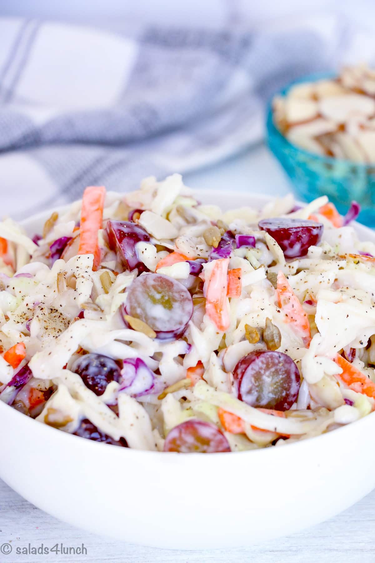 Best Ever Creamy Coleslaw Recipe with Grapes Salads for Lunch