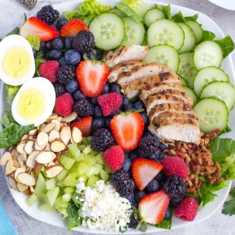 SPK IG Images 3 1 - Summer is right around the corner, and that means barbecue season! Whether you're searching for a healthy summer salad recipe, making summer salads for a crowd at your next outdoor gathering or just trying to put dinner on the table without having to turn on your oven, I’ve got you covered! Here are 19 refreshing summer salad recipes for you to try!