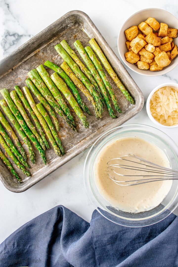 Roasted Asparagus Caesar Salad Salads for Lunch