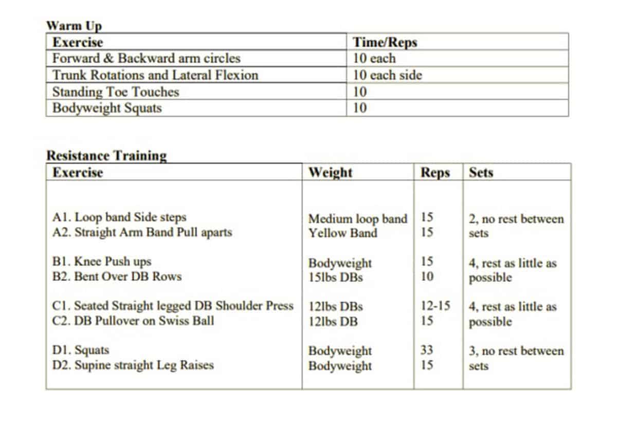 I worked out with a Virtual Personal Trainer... This is What Happened - WorkoutSummary Screenshot of a post workout summary of the workout.