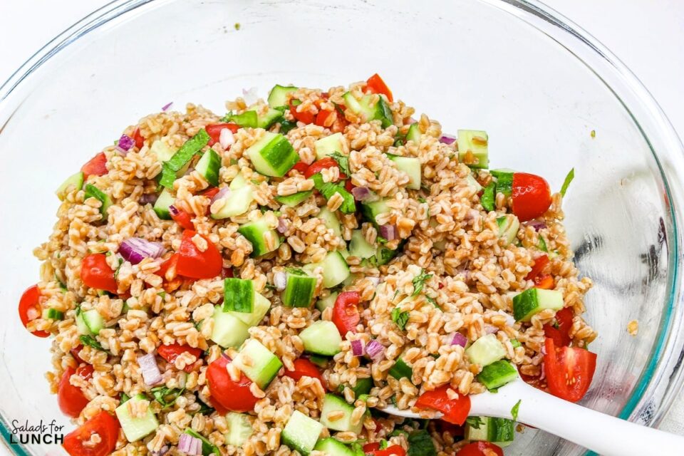 Easy Farro Summer Salad Salads for Lunch