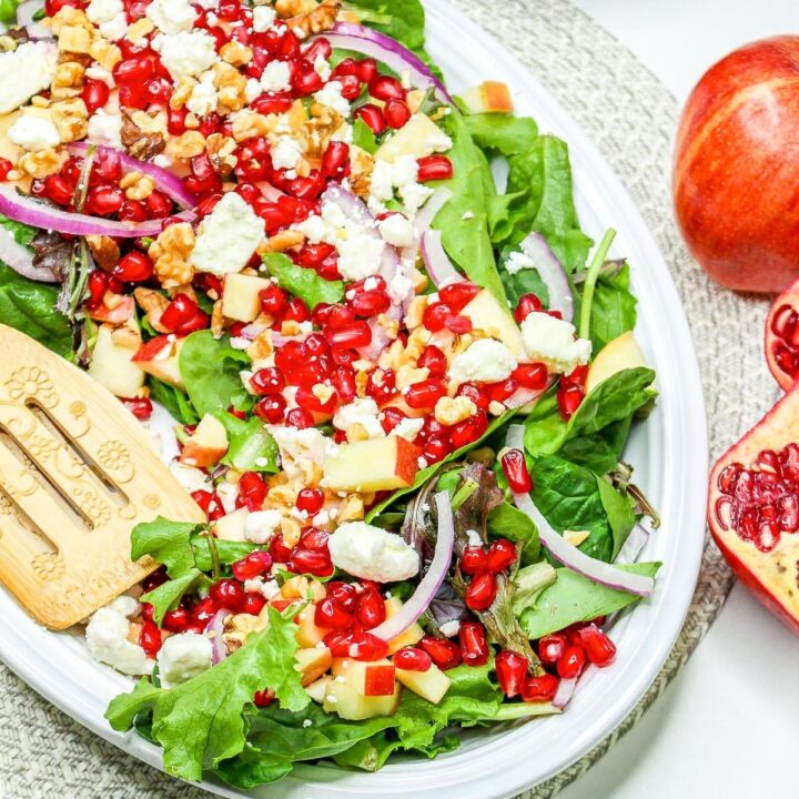 Image for Pomegranate and Apple Green Christmas Salad