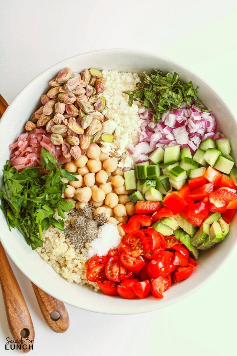 Popular TikTok Quinoa Salad (aka The Jennifer Aniston Salad) Salads