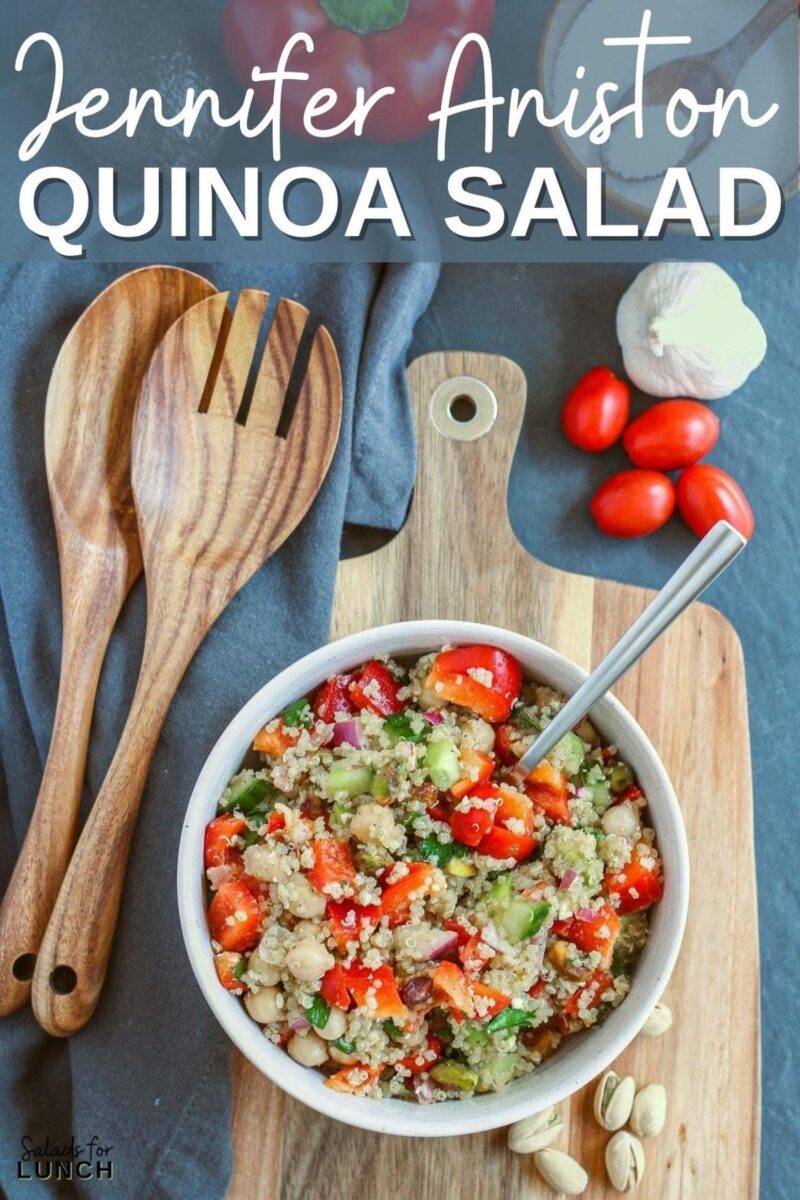 Popular TikTok Quinoa Salad (aka The Jennifer Aniston Salad) Salads