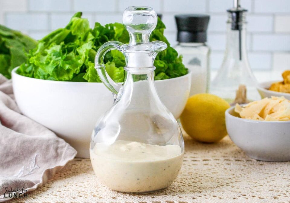 Low Carb Caesar Dressing without Anchovies KetoFriendly Recipe
