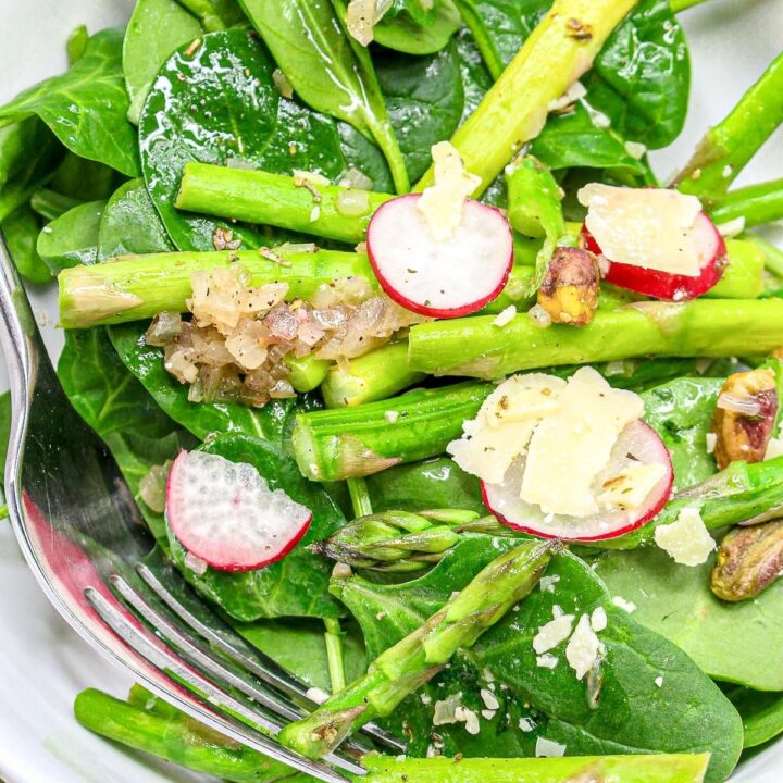Image for Spring Green Salad with Asparagus and Radishes