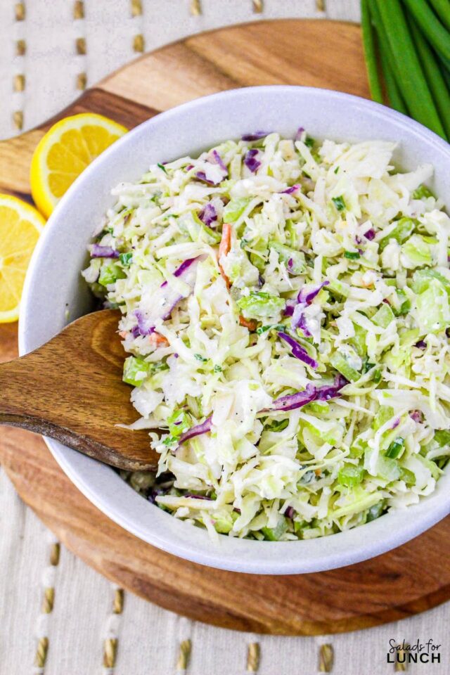 Tangy Blue Cheese Coleslaw Salads for Lunch