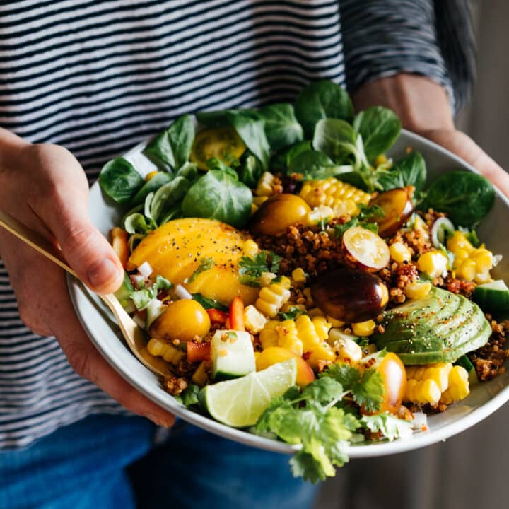Image for Roasted Sweet Corn and Quinoa Taco Salad