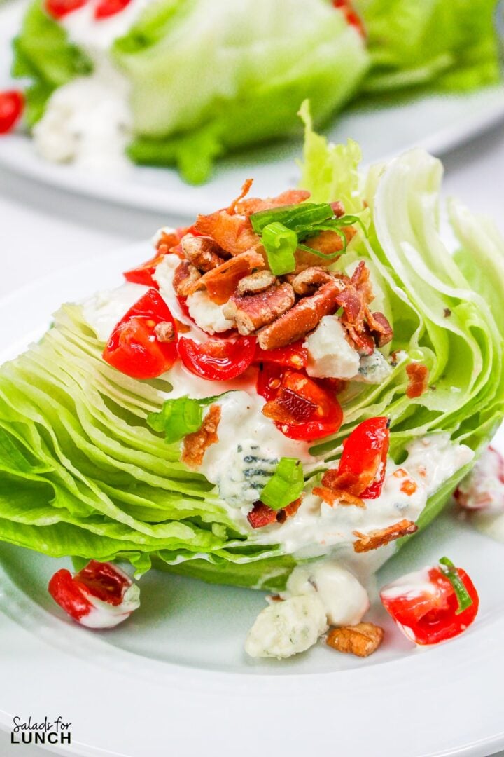 Classic Wedge Salad with Creamy Blue Cheese Dressing Recipe