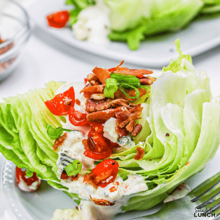 Classic Wedge Salad with Creamy Blue Cheese Dressing Recipe