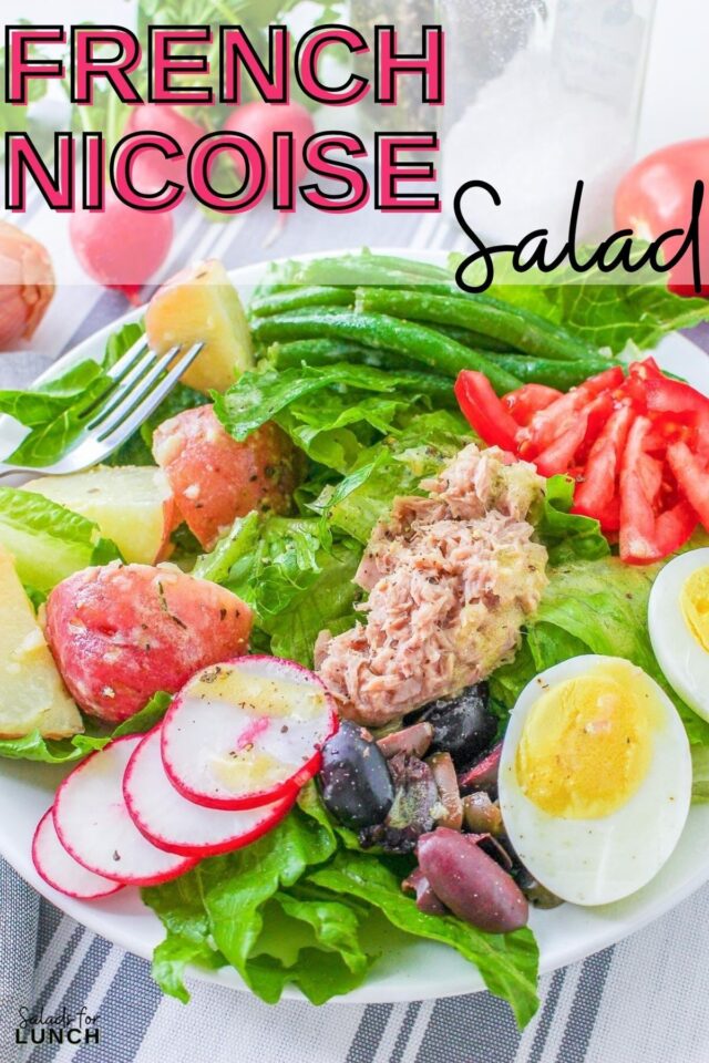 Classic French Tuna Nicoise Salad with Dijon Dressing